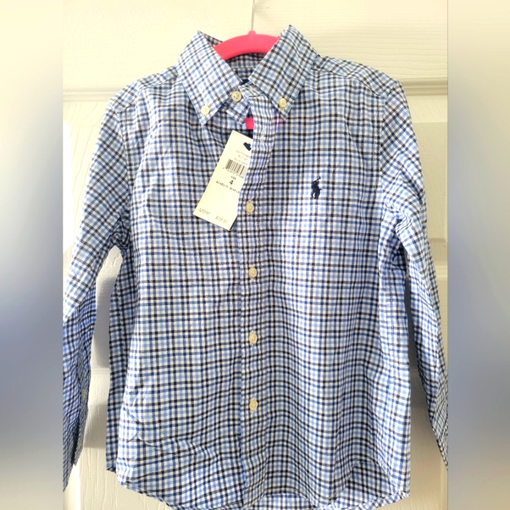 Brand new with tags Ralph Lauren boys button down!